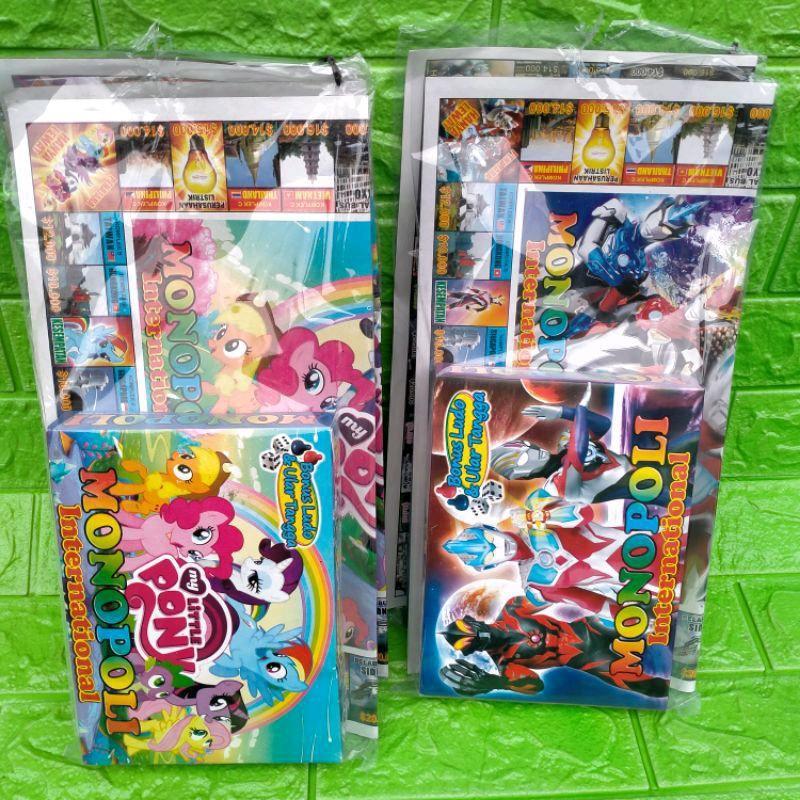 Monopoli Internasional Karakter Bonus Ludo Ular Tangga / Monopoli