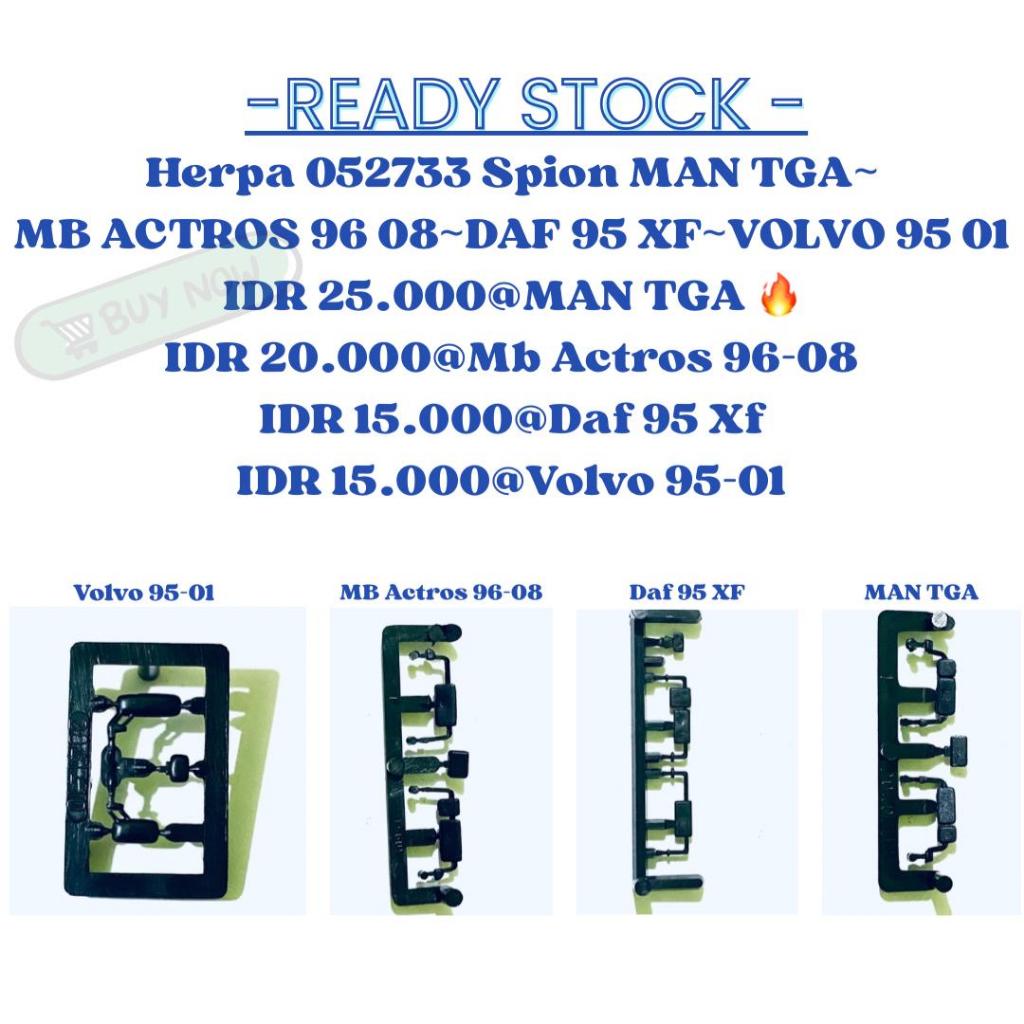 Herpa 052733 Spion MAN TGA, MB Actros 96-08, DAF 95 Xf, Volvo 95-01. 1:87 HO