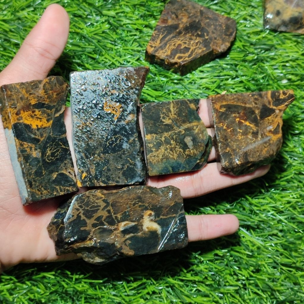 Bahan Batu Blue Opal/Bongkahan Batu Blue opal/Batu blue opal natural 100%