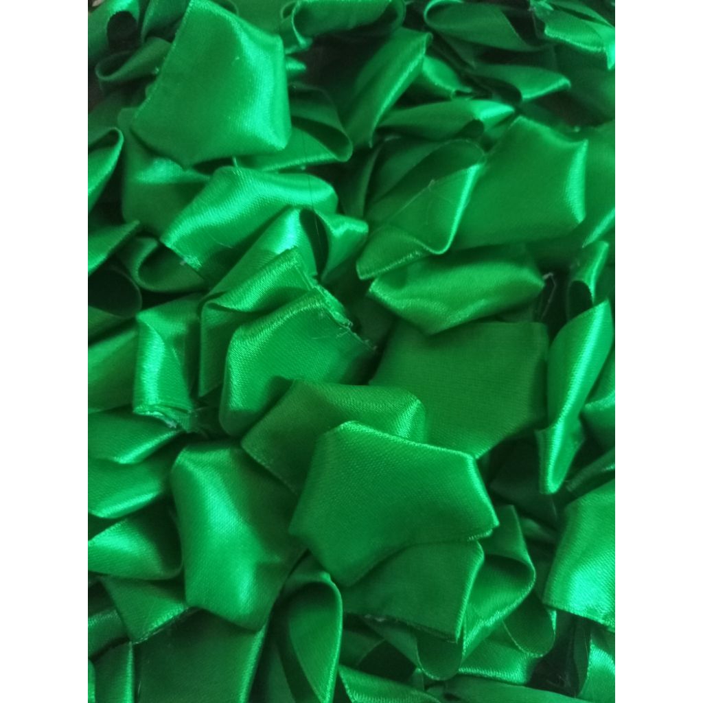 kelopak bunga mawar satin / pita satin 2inch (5cm)