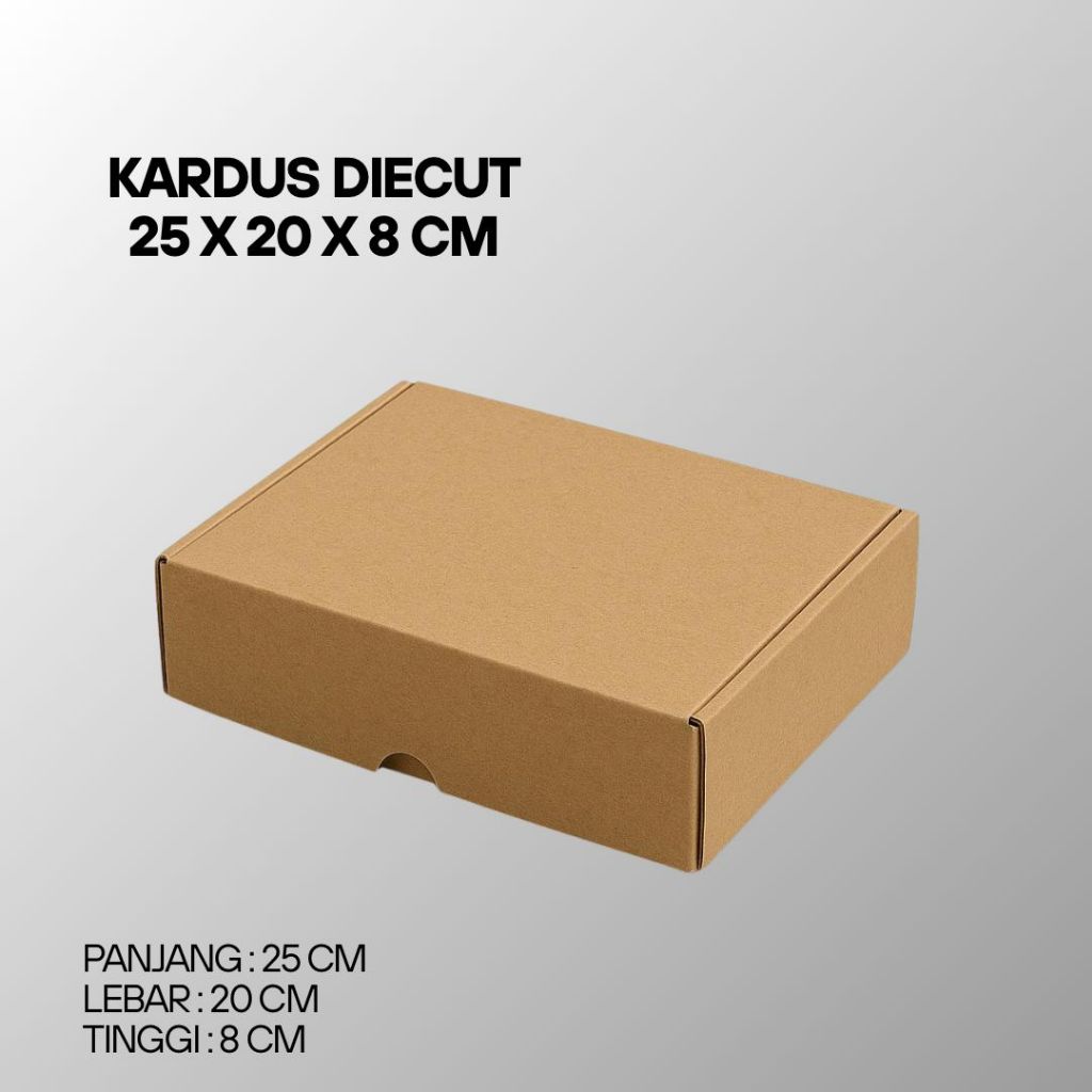 Kardus 25x20x8 cm | kardus hampers dus packing kardus box Die Cut & Easy Usage | Box Pizza