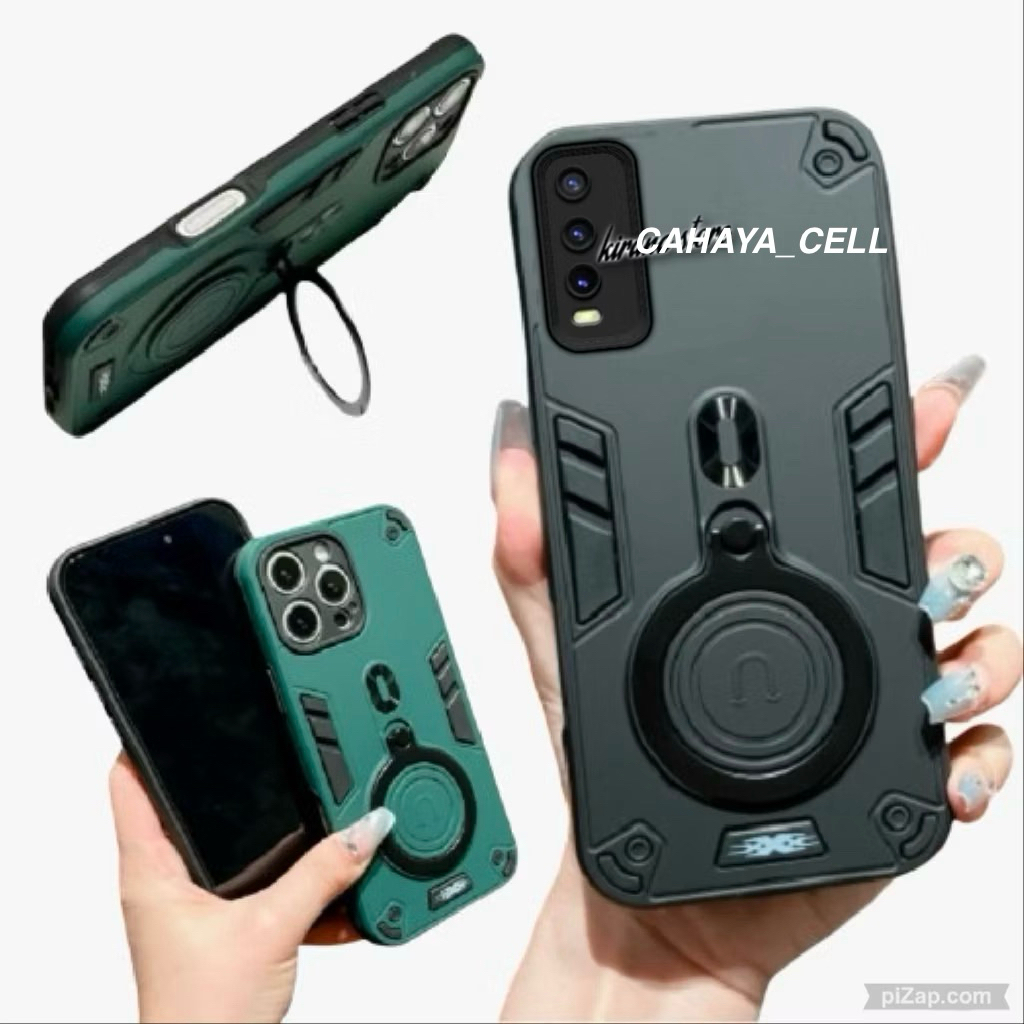 Soft Case RING PRO VIVO Y20 / Y20i / Y12S / Y21 / Y21S / Y30 / Y50 / Y30i / Y02 / Y03 / Y22 / Y36 / 