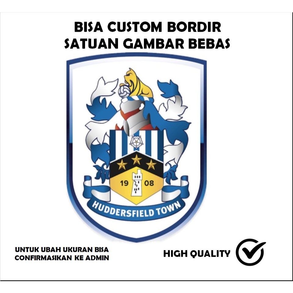 EMBLEM BORDIR PATCH LOGO CLUB BOLA TESTIMONI-IBP