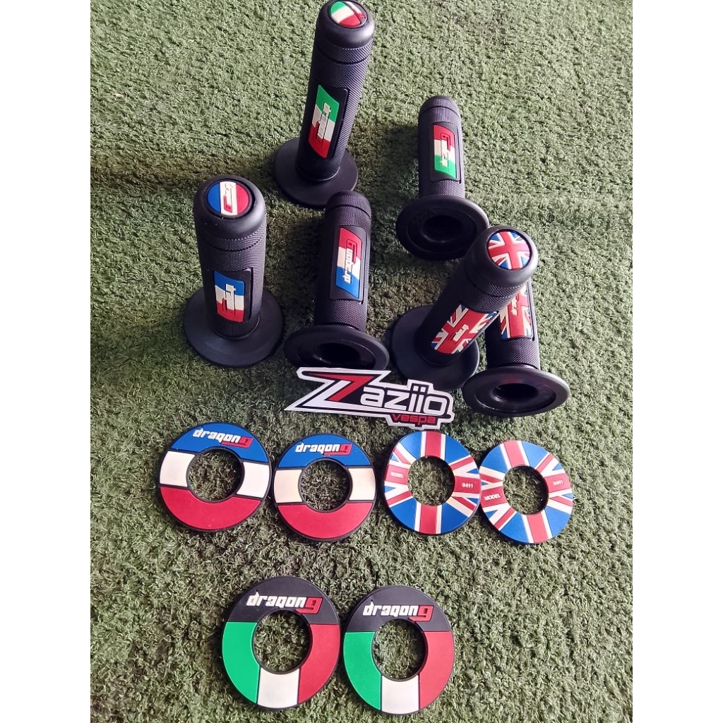 Handgrip Grip model bendera vespa classic vespa matic motor bebek matic dan motor sport