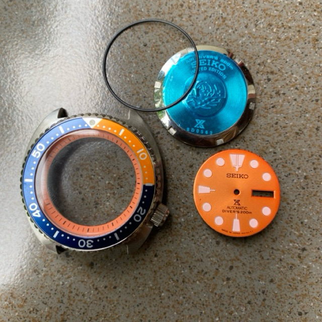 case seiko turtle nemo 45mm nh36 nh34 7s26 4r36 mod