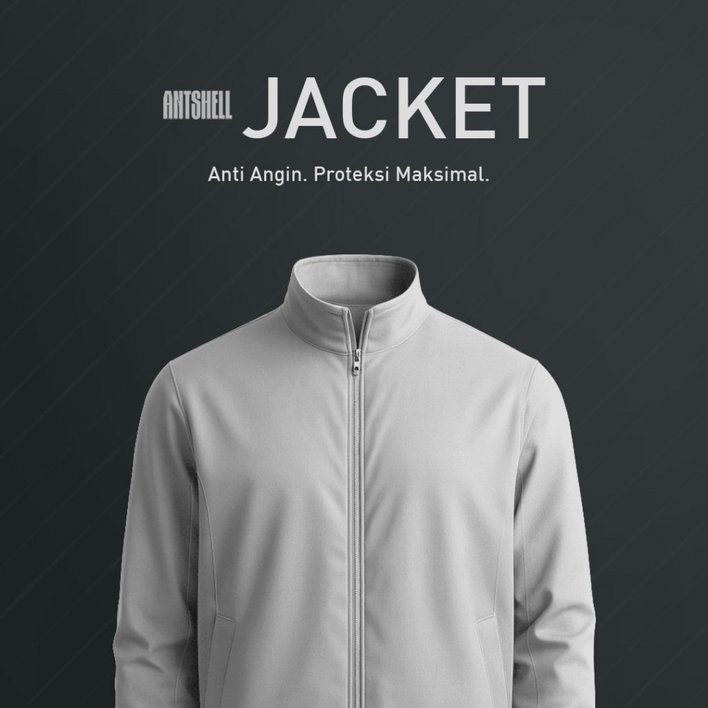 No Void Minds ANTSHELL Windbreaker Jacket | Oatmeal