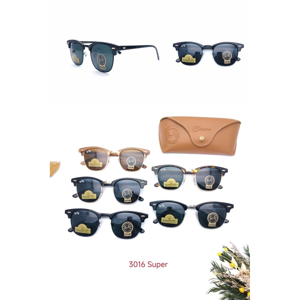 kacamata pria clubmaster 3016 premium