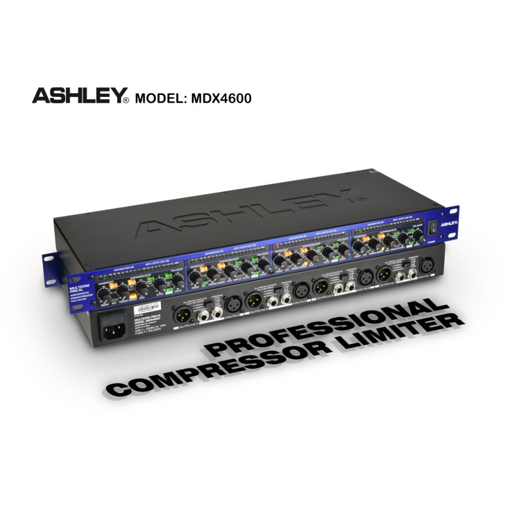 Compressor Ashley Mdx 4600 Mdx4600 Original Multigate Limiter Ashley Mdx4600