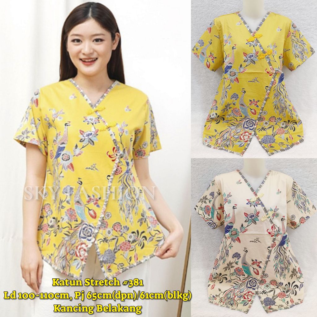 BAJU ATASAN MERAH WANITA/BAJU IMLEK WANITA #344