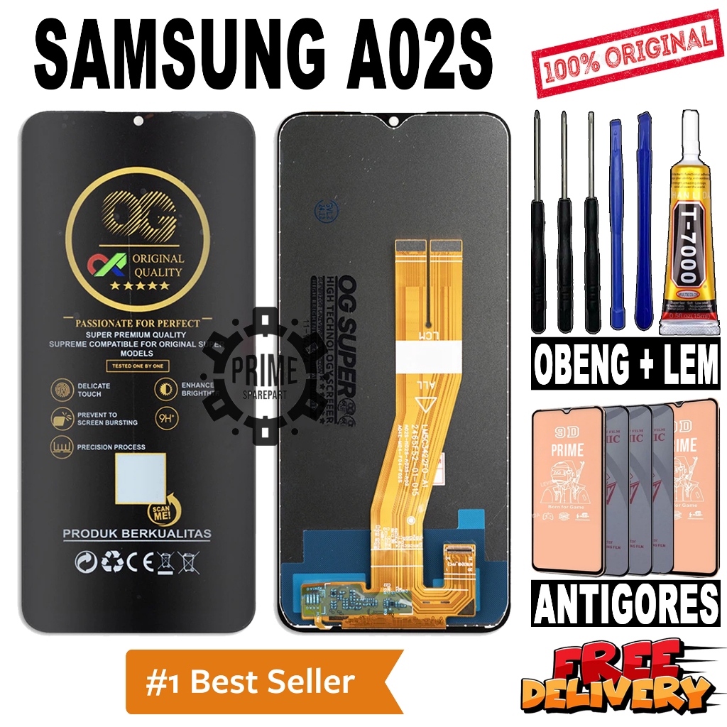LCD TOUCHSCREEN SAMSUNG A02S ORIGINAL OEM LCD FULLSET
