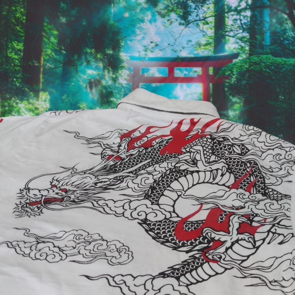 SUKAJAN RED DRAGON FLAME AUTHENTIC VINTAGE (RARE COLLECTION)