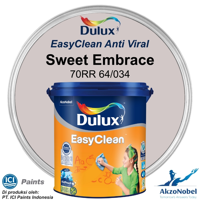 CAT DULUX EASY CLEAN 2.5 LT - SWEET EMBRACE 70RR 64/034