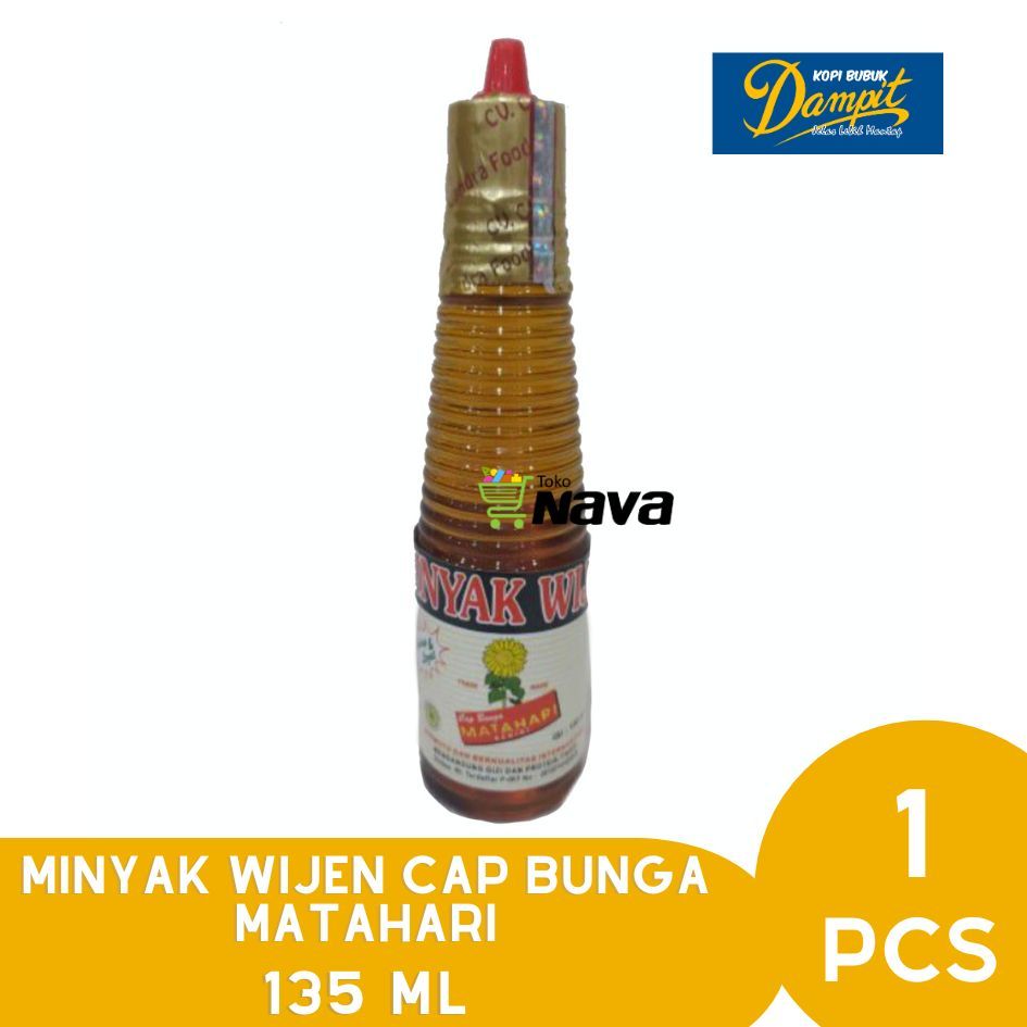 Minyak Wijen Cap Bunga Matahari 135 ml / Minyak Wijen Cap Bunga Matahari / Minyak Wijen