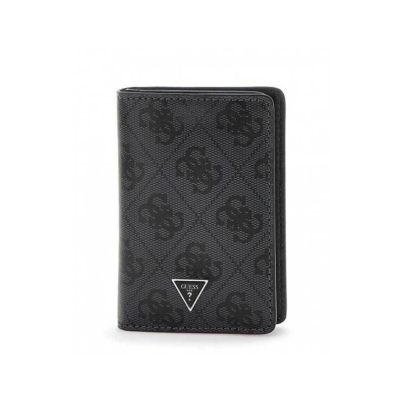 MADRID FLAT CARD HOLDER W FLAP - DOMPET GUESS ORIGINAL PRIA