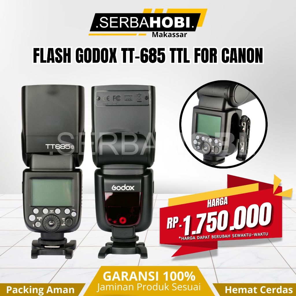 Flash Godox TT-685 for canon TTL - flash Eksternal For Kamera Canon