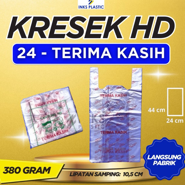 KRESEK HD TERIMAKASIH 24 KANTONG KRESEK TERIMAKASIH TRANSPARAN