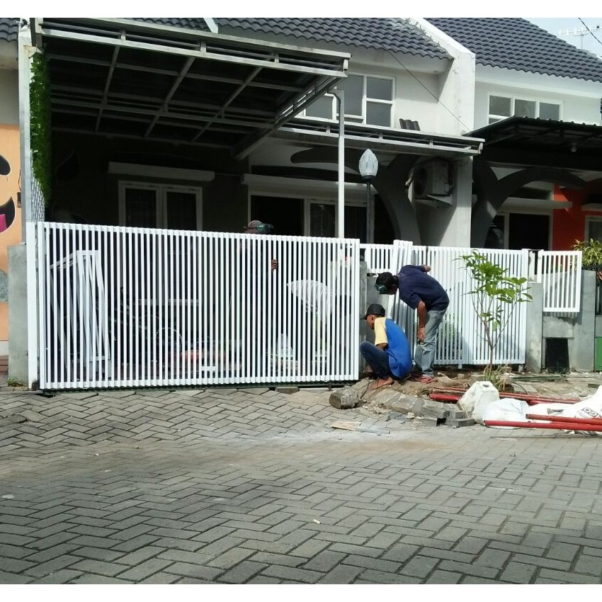 Pagar rumah besi hollow kuat