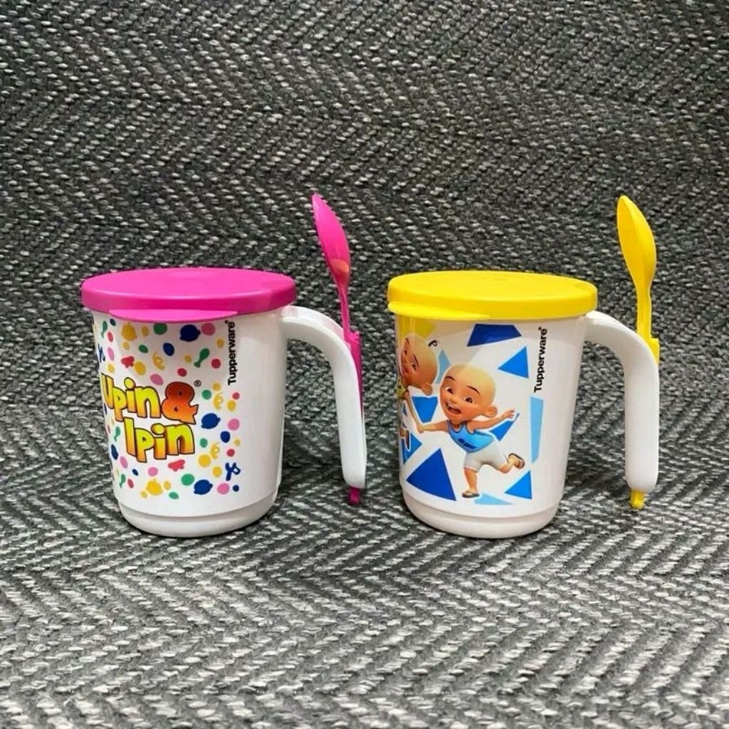 Mug Upin Ipin Tupperware Original