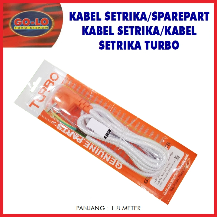 kabel setrika / sparepart kabel setrika / kabel setrika turbo