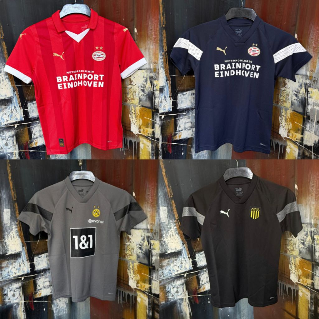 original match dan training Jersey  Junior 11-12 tahun PSV Endoven borussia dotmun penaroluntuk usia