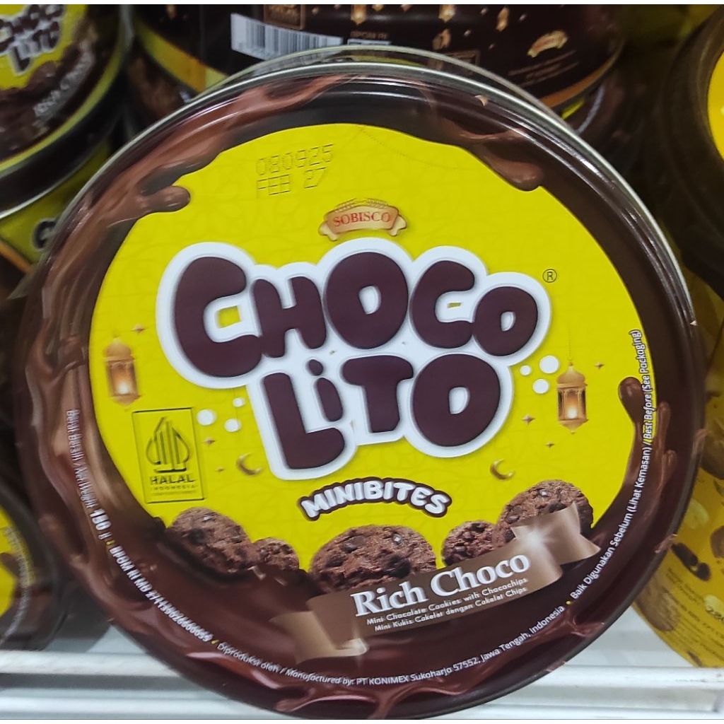 ChocoLito mini bites rich choco biscuit kaleng parcel hampers natal tahun baru