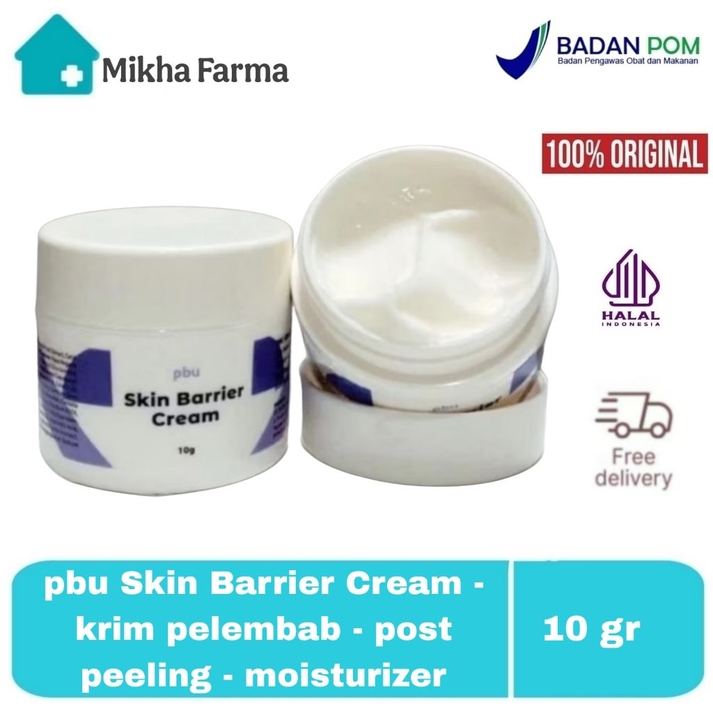 pbu Skin Barrier Cream - krim pelembab - post peeling - moisturizer - BPOM