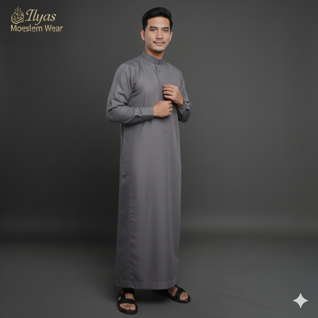 Jubah Gamis Pria Nabawi - Baju Gamis Pria Terbaru Manset - Jubah Gamis Pria Baju Gamis Cowok MuslimT