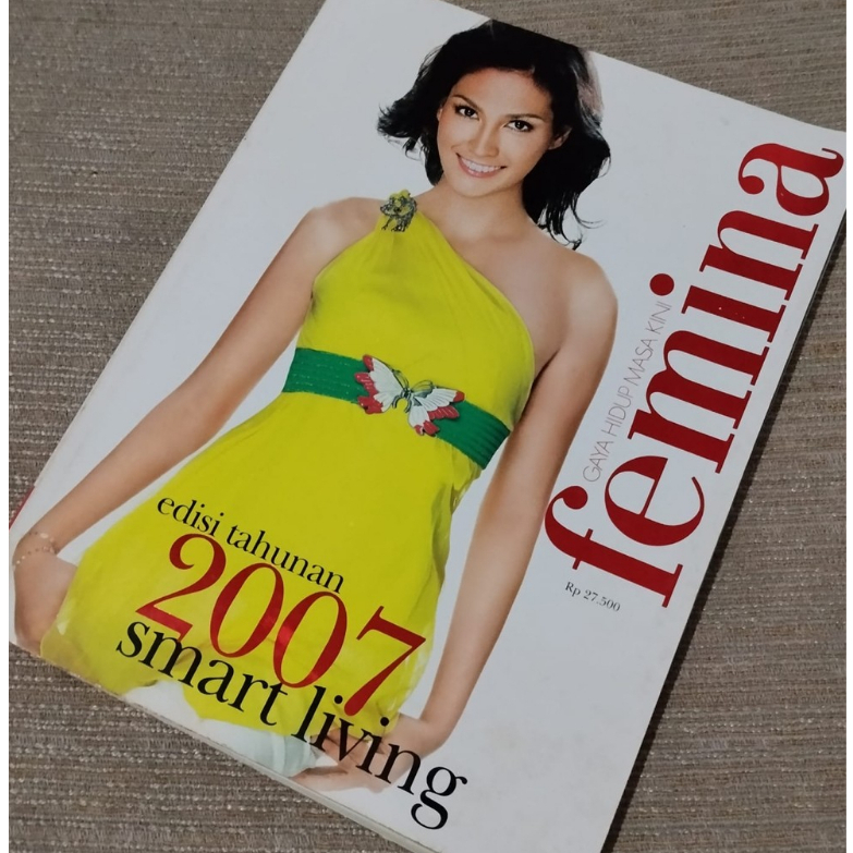 Majalah Femina Edisi Tahunan 2007 Smart Living - Cover Dina Olivia