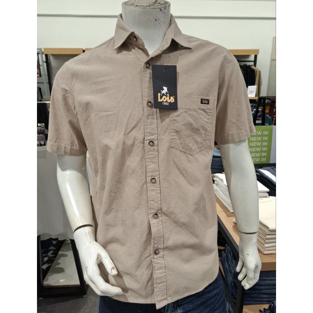 kemeja Lois 100% Original Slim Fit