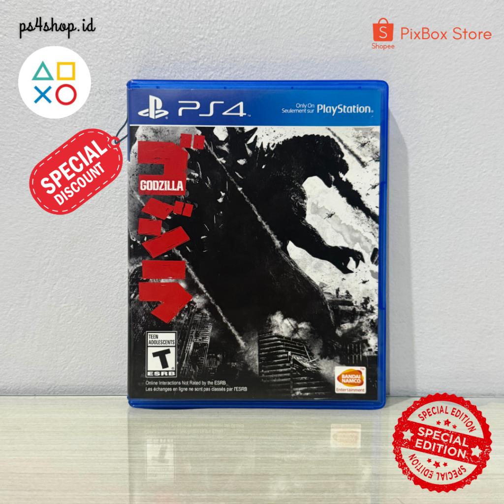 BD Kaset PS4 Godzilla Second Bekas Ori | Game Monster Kaiju Collector PlayStation
