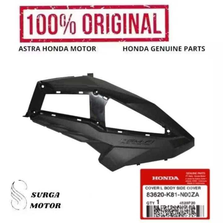Sambungan Body Kanan Kecil Cover Right Body Side Motor New BeAT eSP 2016 2017 2018 2019 2020 83520K8