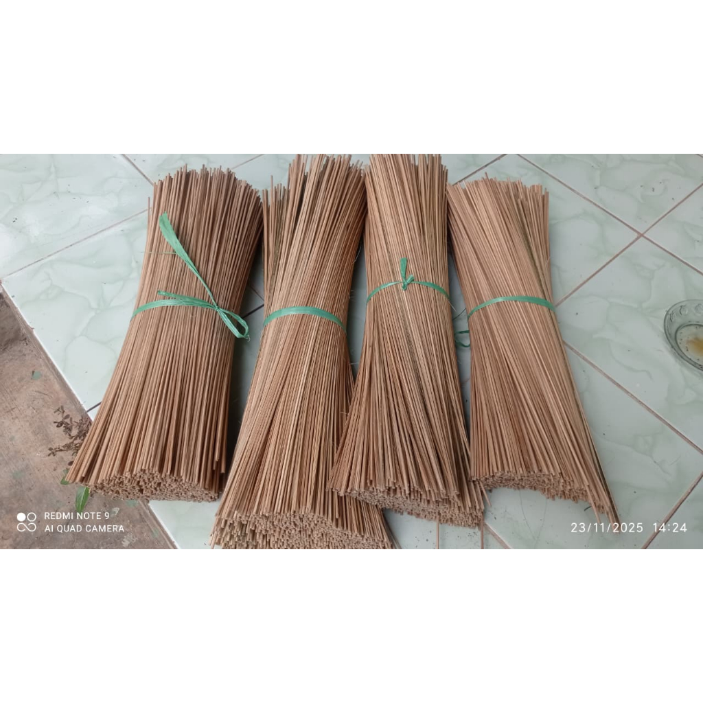 100 Pasang Biting Arku Bahan Bambu Petung Serut 2,6 2,7mm Sayap 56cm tajuk 49. Siap Setting Sesuai K