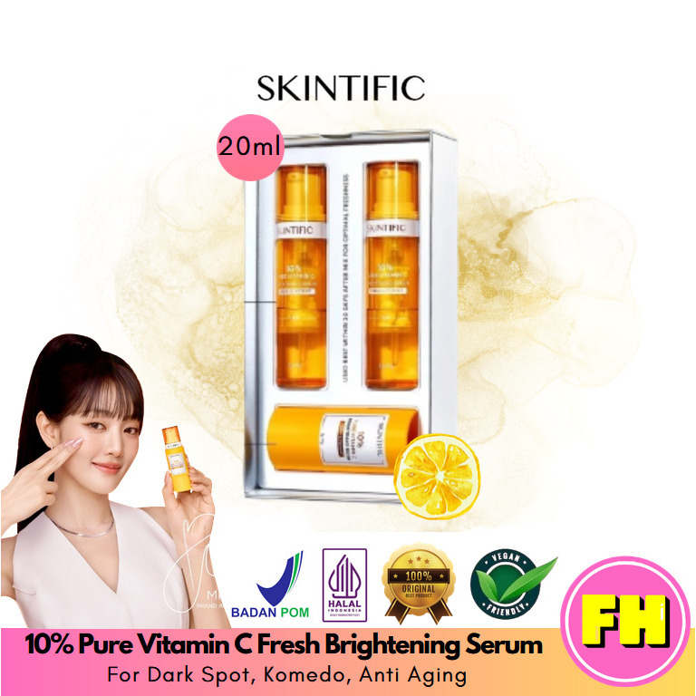 Skintific Potent Vitamin C Brightening Glow Serum 20ml / Skintific Vitamin C Serum - FH Beauty