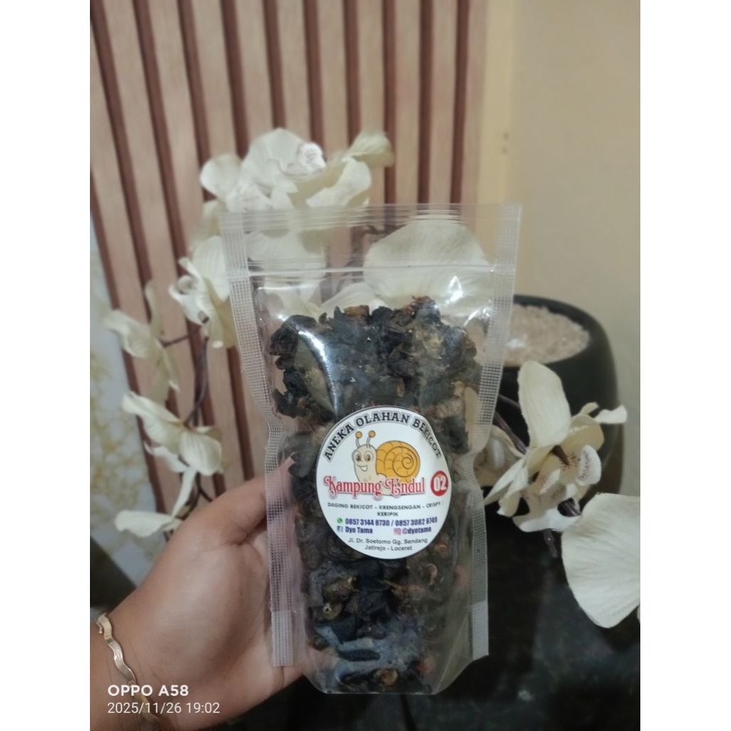 Bekicot kering/krecek mentah 200g