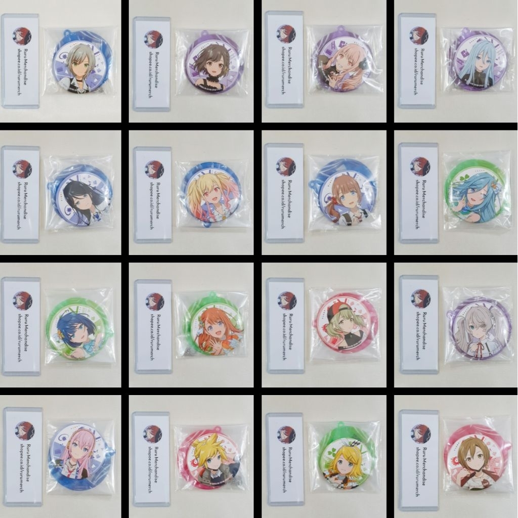 Project Sekai Proseka Movie Kowareta Sekai to Utaenai Miku Ichiban Kuji Can Badge & Case
