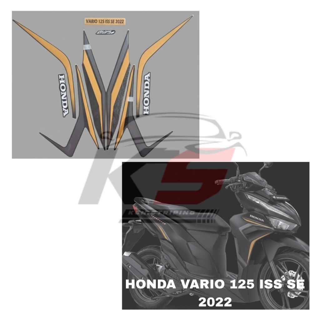 STICKER STRIPING MOTOR HONDA VARIO 125 ISS SE 2022