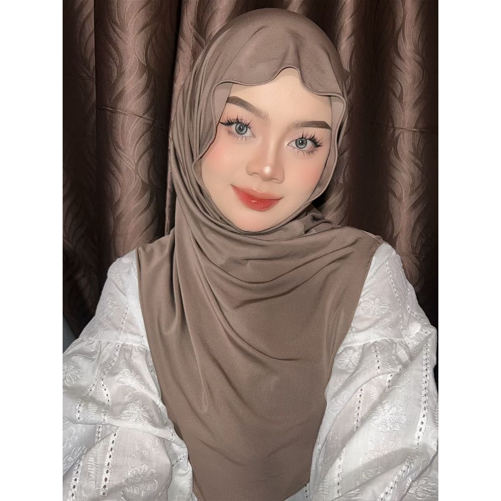 JISOO INNER - HIJAB INSTAN JISOO PLUS INNER SIZE L / HIJAB PASHMINA INNER JISO MELEYOT