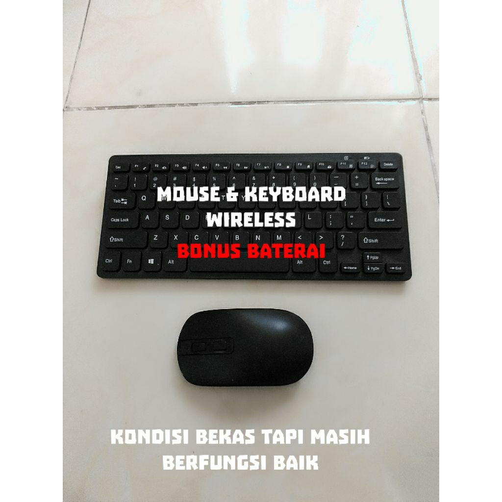 MOUSE DAN KEYBOARD WIRELESS