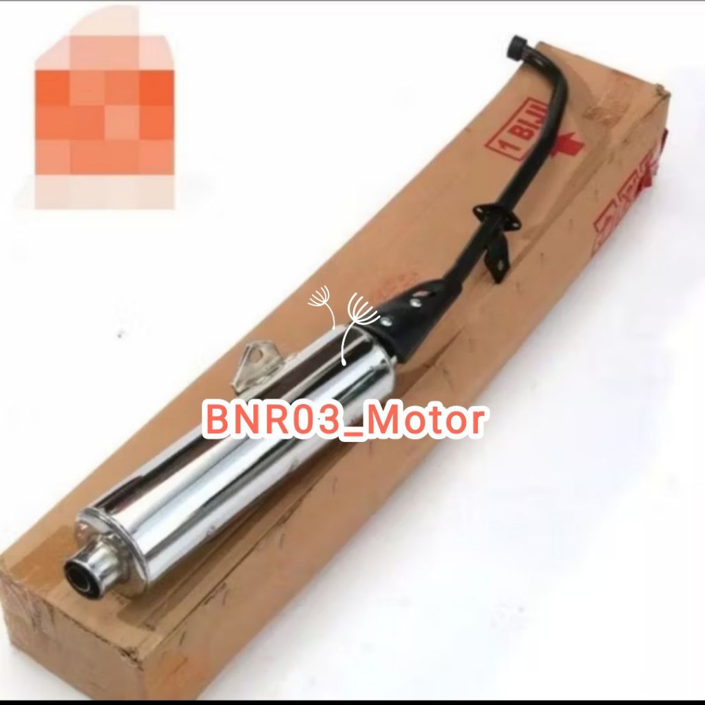 Knalpot Standar Motor Honda Revo Lama/Revo Lancip 110cc