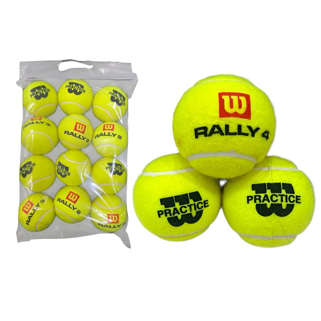 Bola Tenis trainer wilson PRACTICE RALLY / Bola Tenis Wilson Original Termurah Se Indonesia / Bola T
