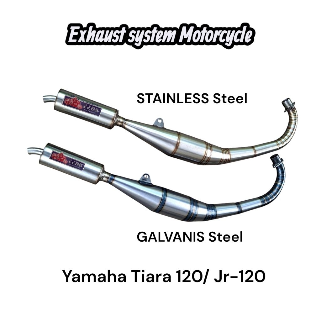 YY Pang Exhaust Chamber V4 Yamaha Jr120, Jrs120, Tiara-120 Motorcycle