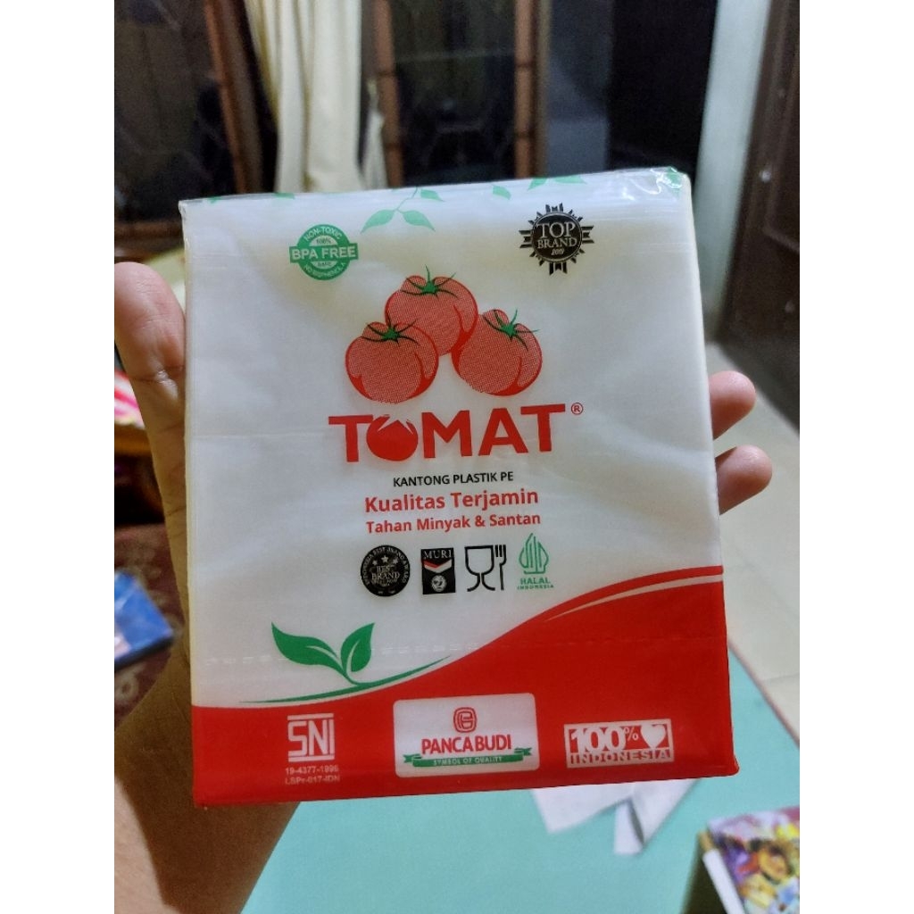 PLASTIK TOMAT PE 13X30 / PLASTIK TEBAL TOMAT 1KG