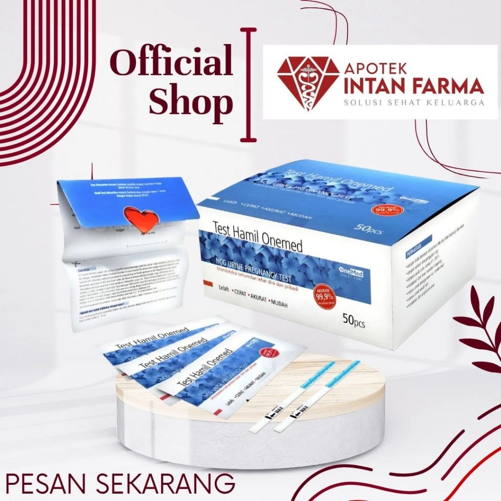 Onemed testpack tespek tes kehamilan 1 box