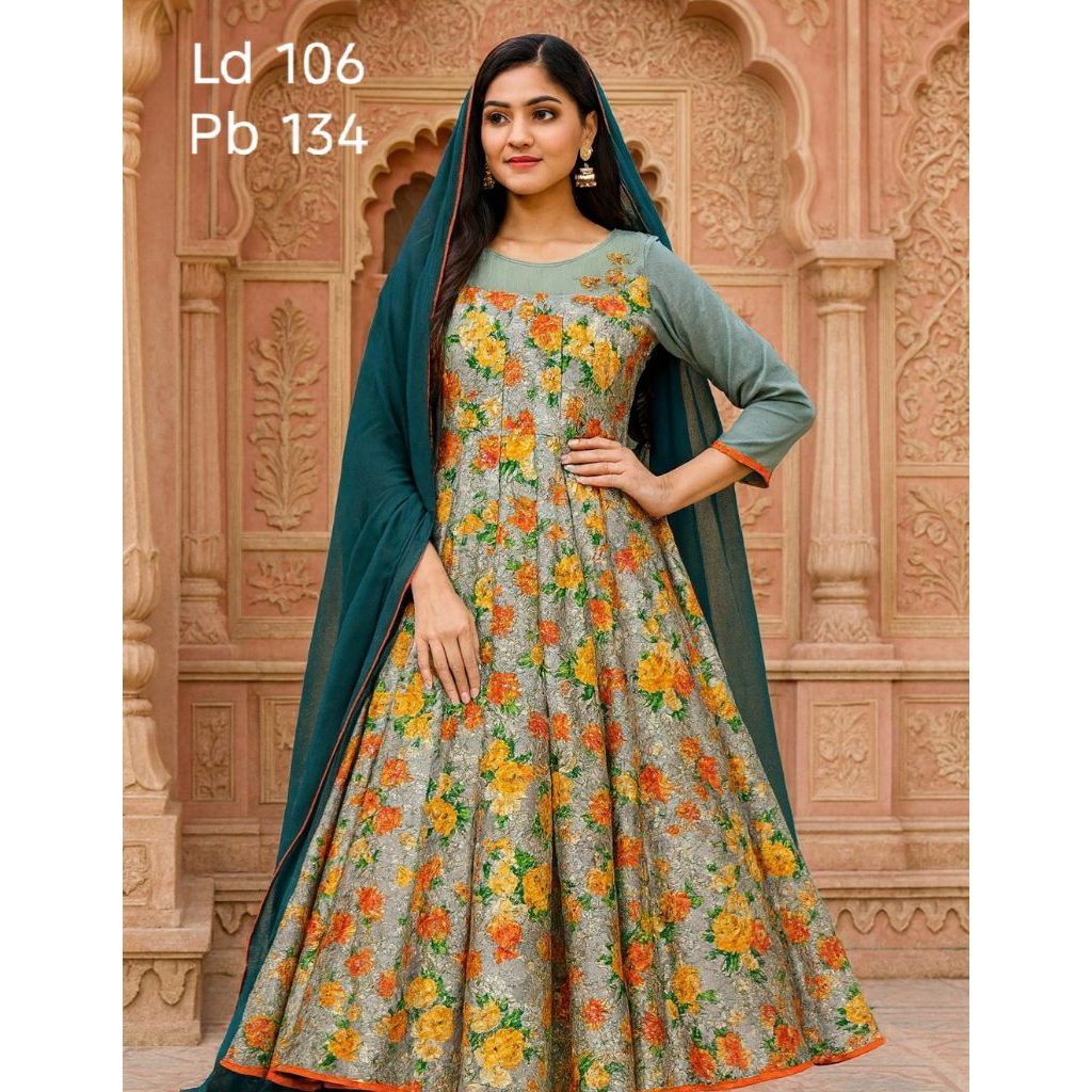 Anarkali dress / Anarkali india / Stelan india / Full set india  / Baju india