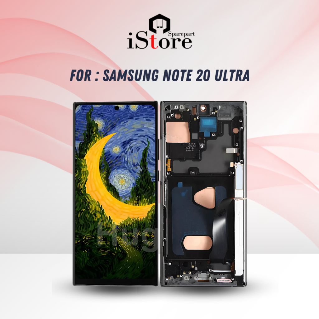 iStore - Layar Lcd HFIX For Ponsel Samsung Note 20 Ultra Oled Fullset Touchscreen Original