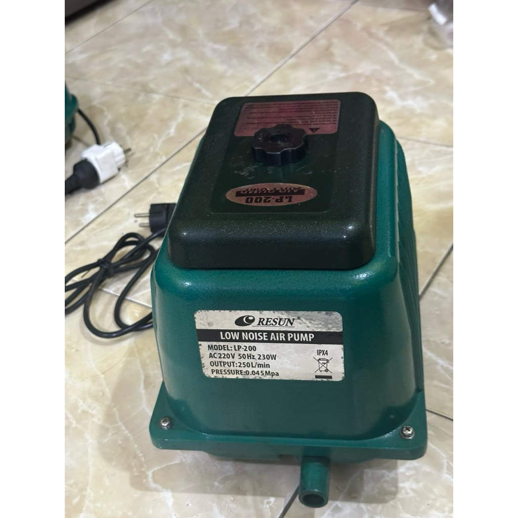 aerator/blower/pompa udara resun lp200 bekas