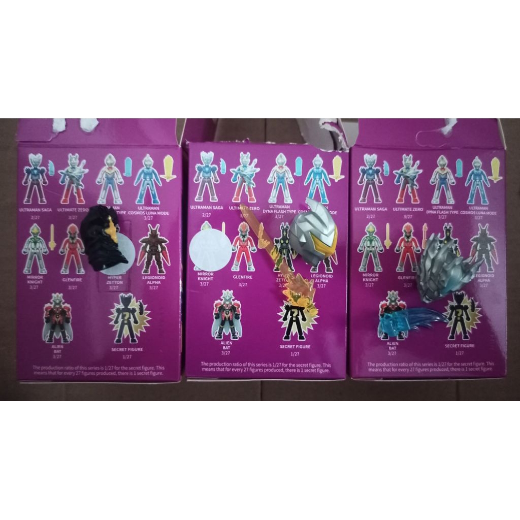 Blokees Ultraman Galaxy Version 06 (GV06) - Reg Ultraman Saga & Mirror Knight & Hyper Zetton (OFC)