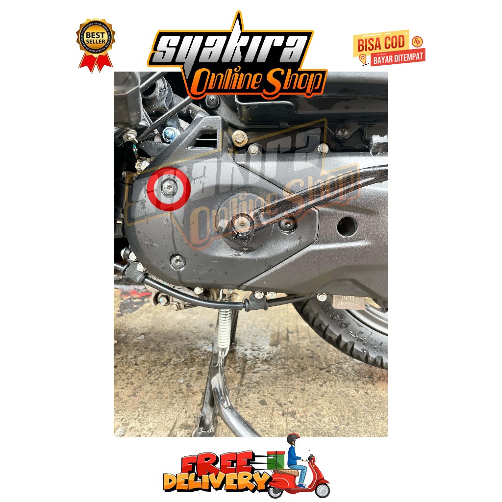BAUT AIRDUCK COVER CVT ( 1 BAUT ) MODEL 2 KUNCI GENIO BEAT DELUXE SCOOPY STREET NEW PRESTIGE TAHUN 2