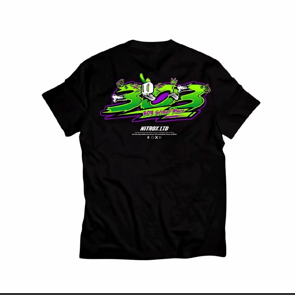TSHIRT KAOS KATA KATA 303 EROR DTF HIJAU