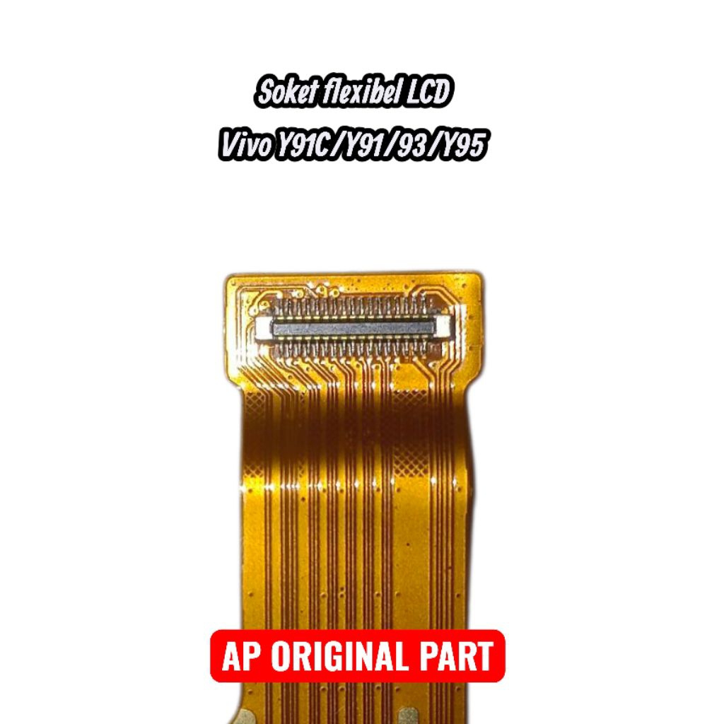 Konektor soket flexibel lcd Vivo Y91/Y93/Y95 soket lcd/konector lcd original copotan